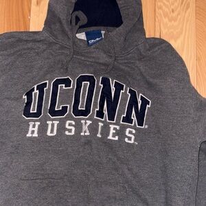 Champion Gray UCONN Huskies Hoodie